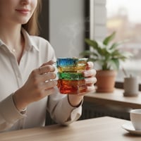 Hand-painted Book Coffee Cup