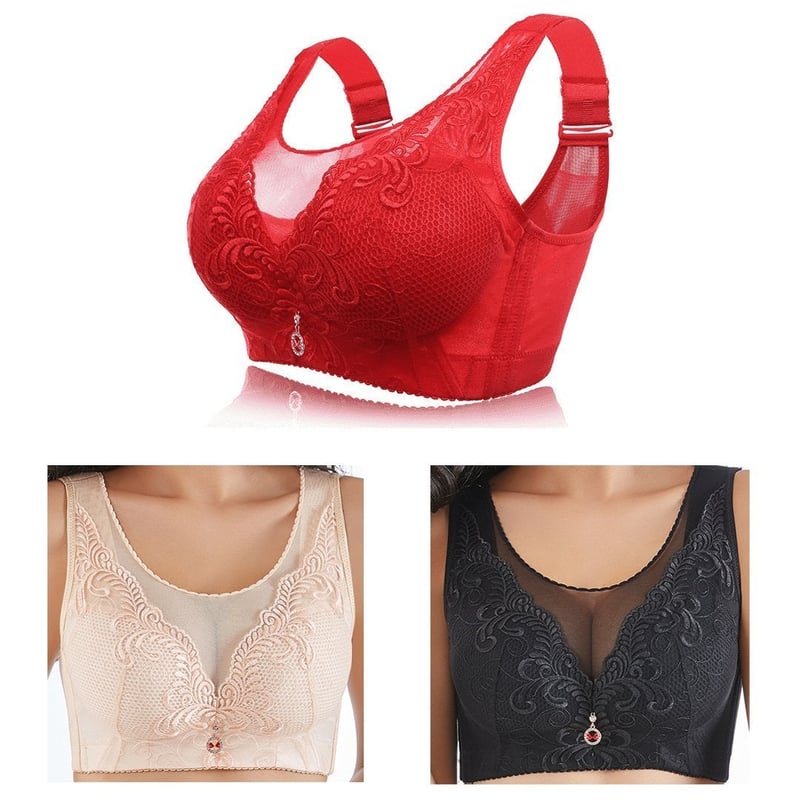 Soutien-gorge Bordé de Dentelle Sans Affaissement Sans Couture