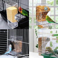 Automatischer auslaufsicherer transparenter Vogelfutterspender