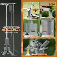 SakerPlus Camping Lantern with Four Led Lamps