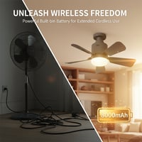 Kexon™ Portable Small Ceiling Fans with Lights