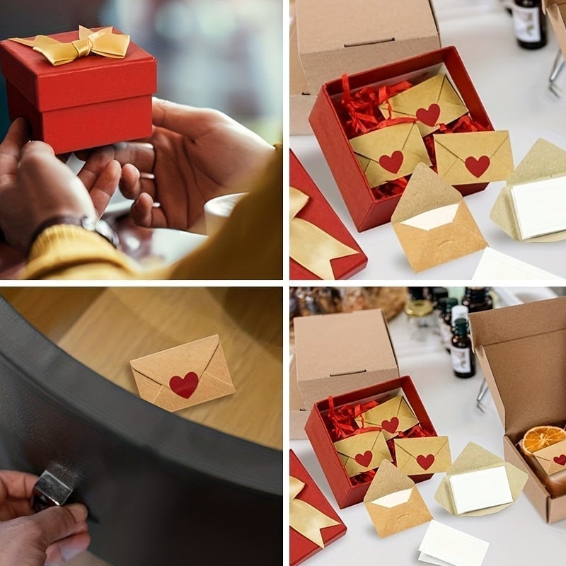 Mini Love Envelope & Heart Sticker Set