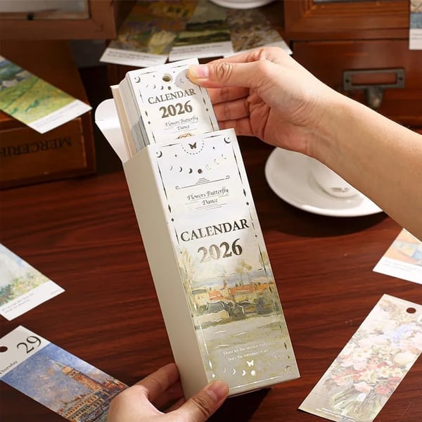 2026 Vintage Oil Painting Calendar