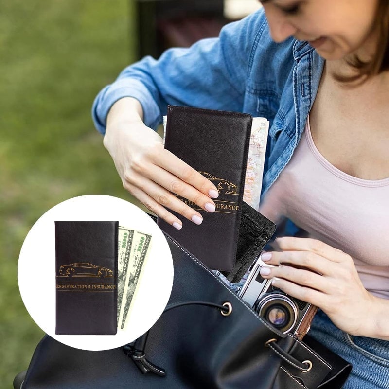New Car Document & Card Holder