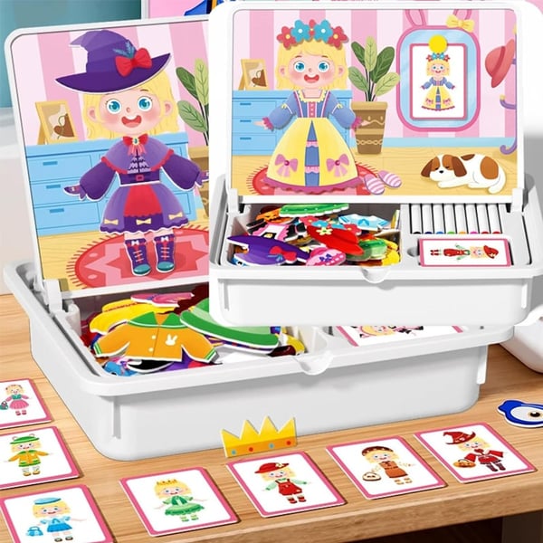 Magnetic Puzzle Learning Building Block Toys