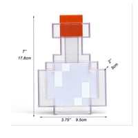  Minecraft LED-Trankflasche Spielzeug