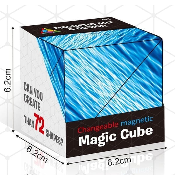 Sakerplus® Changeable Magnetic Magic Cube 