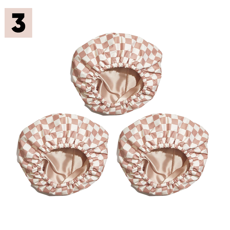 Satin Lined Luxury Shower Cap