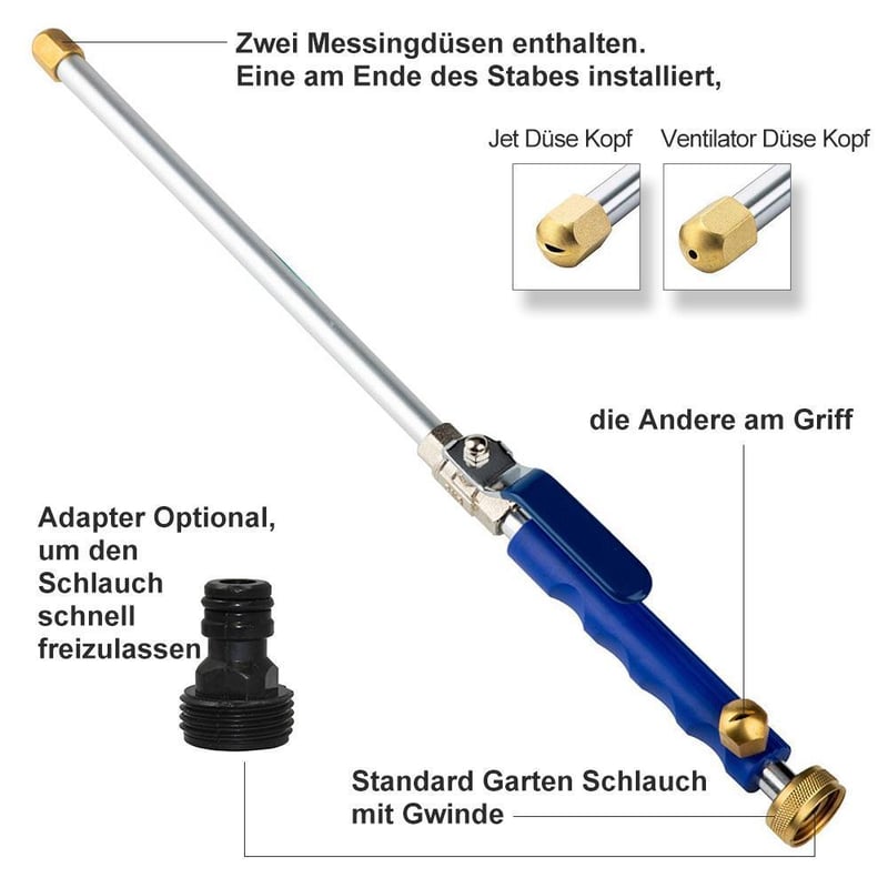 2-in-1-Hochdruckreiniger 2,0🔥 50% Rabatt nur heute