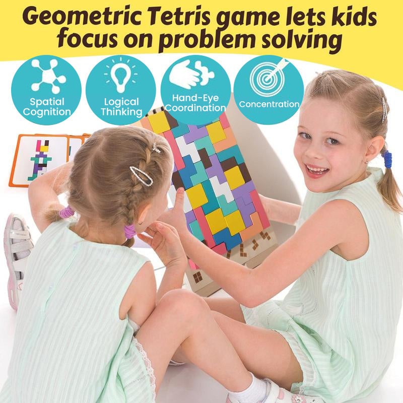 Wooden Stacking Puzzle Set