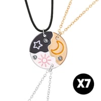 Sun Moon Star Friendship Necklaces