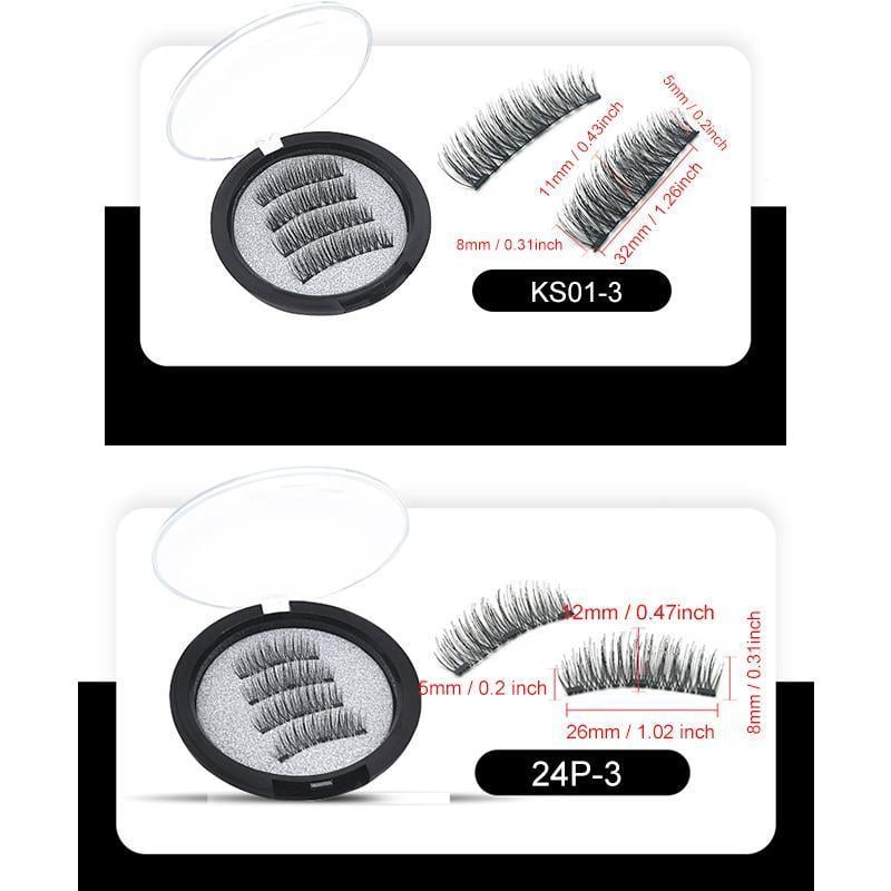3D Quantenmagnetisches Wimpernset