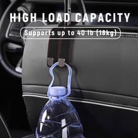 Suede Leather Car Seat Hook