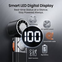 Handheld Power Bank Ice Compression Fan