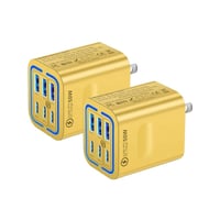 Sakerplus® 50W Multi-Port USB Fast Charger