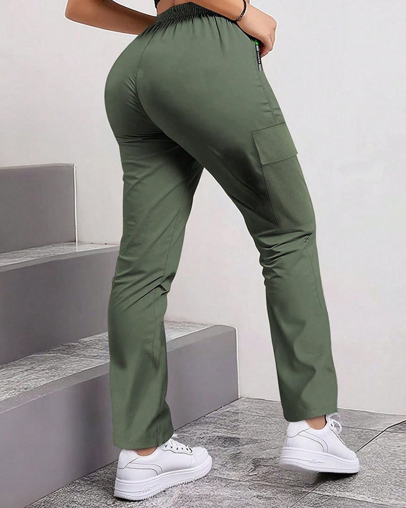 Loose Large-Pocket Casual Work Pants