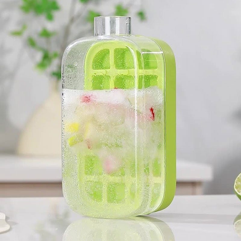 Straw Cup Ice Maker Bottle
