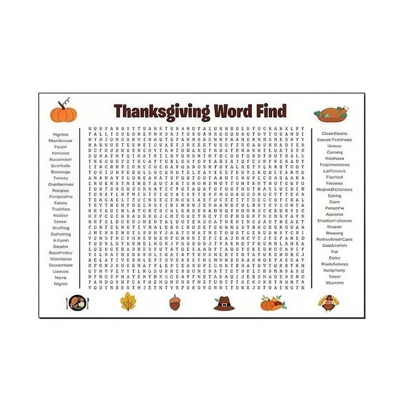 Word Fill-in Puzzle Poster