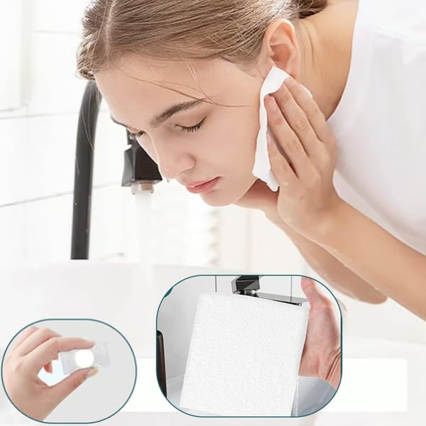 ✨ Komprimierte Handtuch-Tabletten