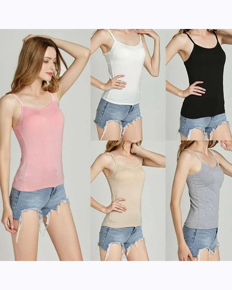 Tanktop med indbygget BH