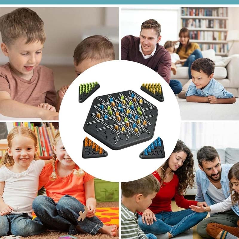 Gioco di scacchi a triangolo a catena, da 2 a 4 giocatori