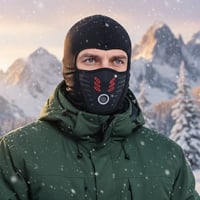 Winterliche, winddichte Thermo-Fleece-Gesichtsmaske für Radfahren und Outdoor-Sportarten.