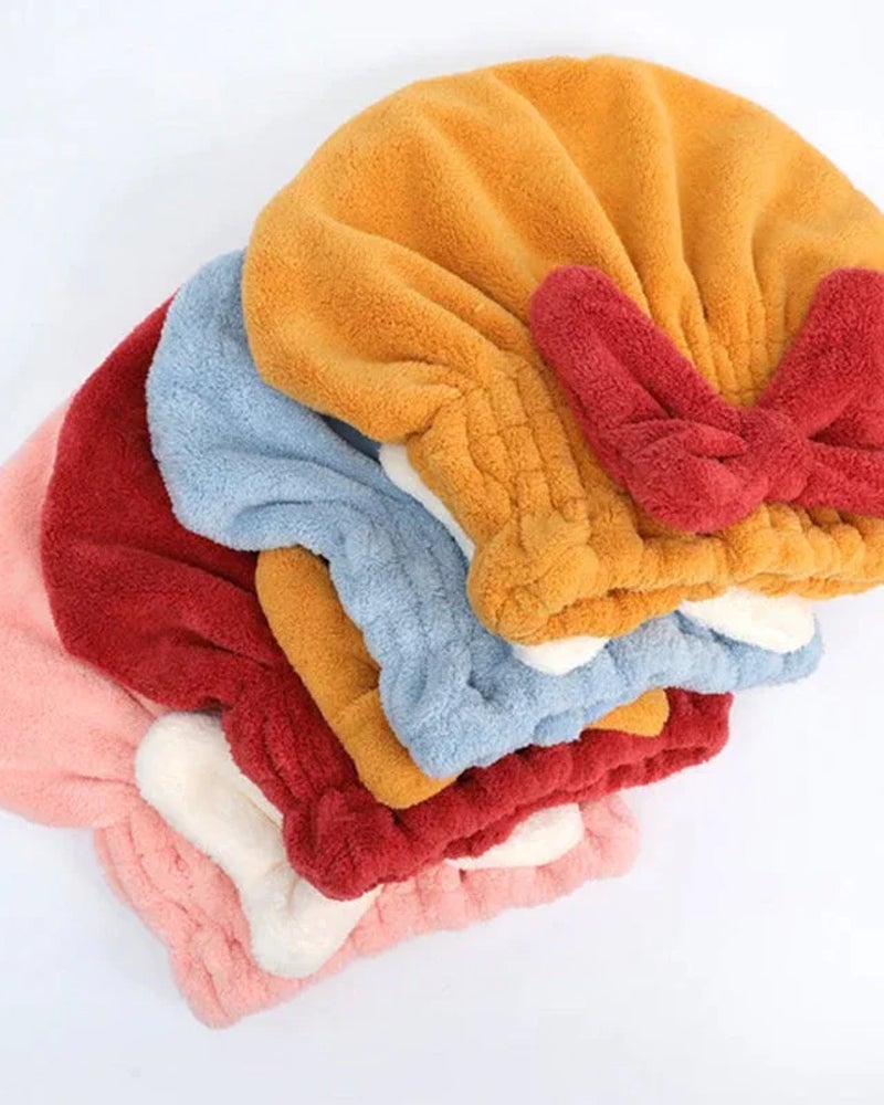 Super saugfähiges Haarhandtuch für nasses Haar