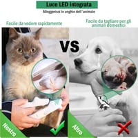 Tagliaunghie professionale per animali domestici