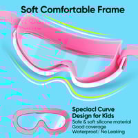 High Definition Waterproof Anti-fog Large Frame Swimming Goggles