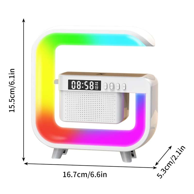Multifunctional Bluetooth Speaker & Wireless Charger Lamp