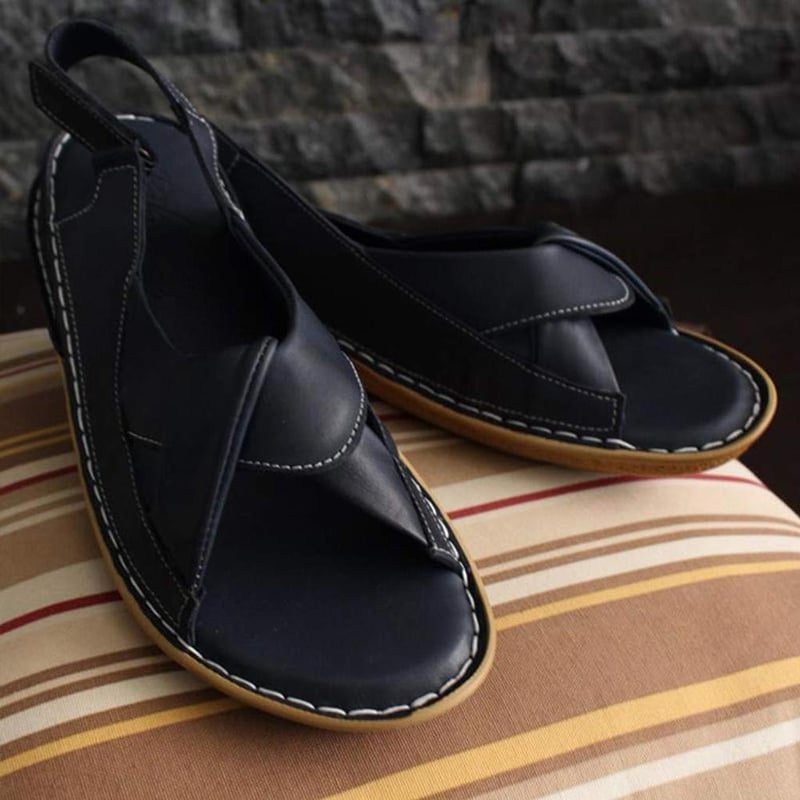 Neue Damen Geknotete Bequeme Flache Sandalen