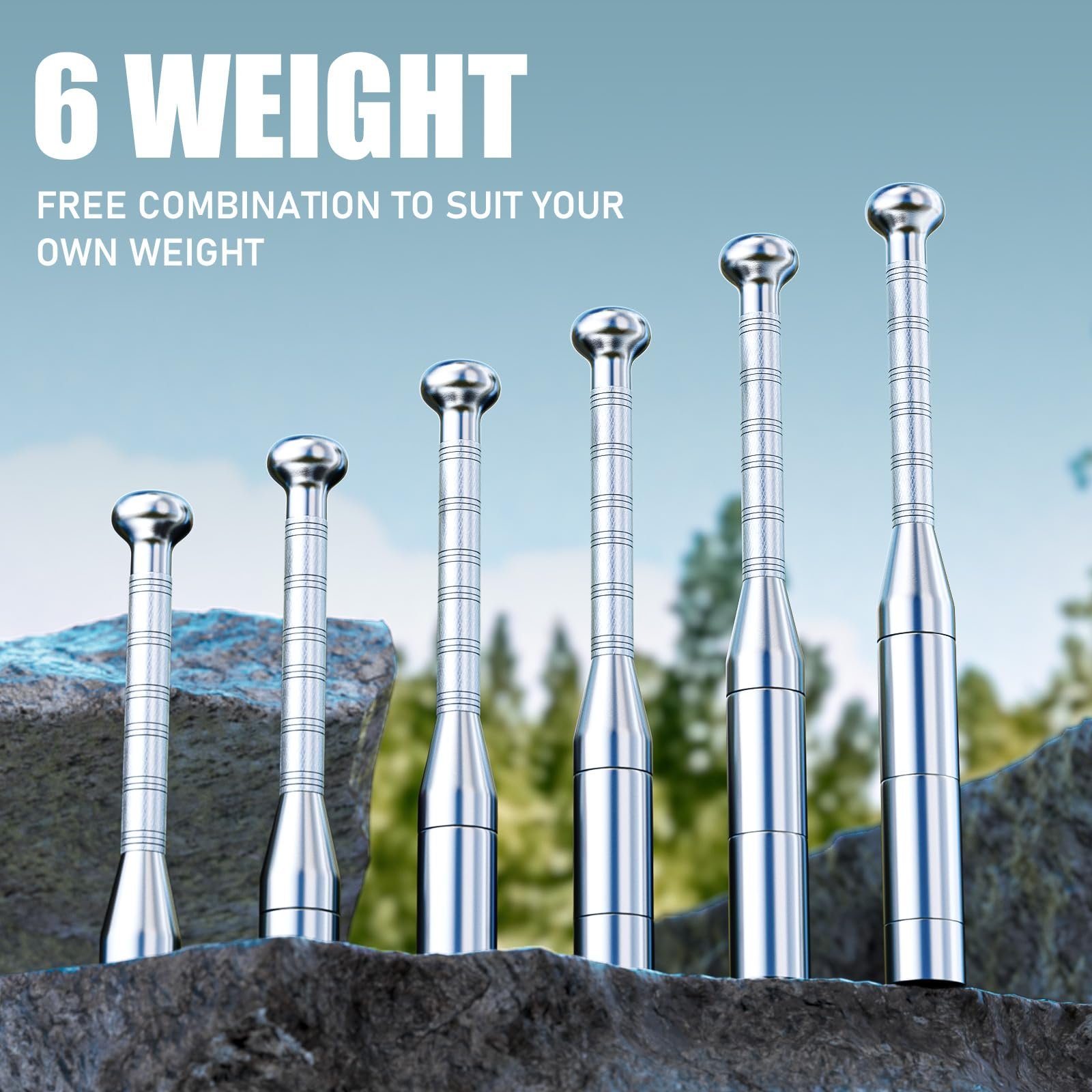 Sakerplus Adjustable Steel Macebell For Training