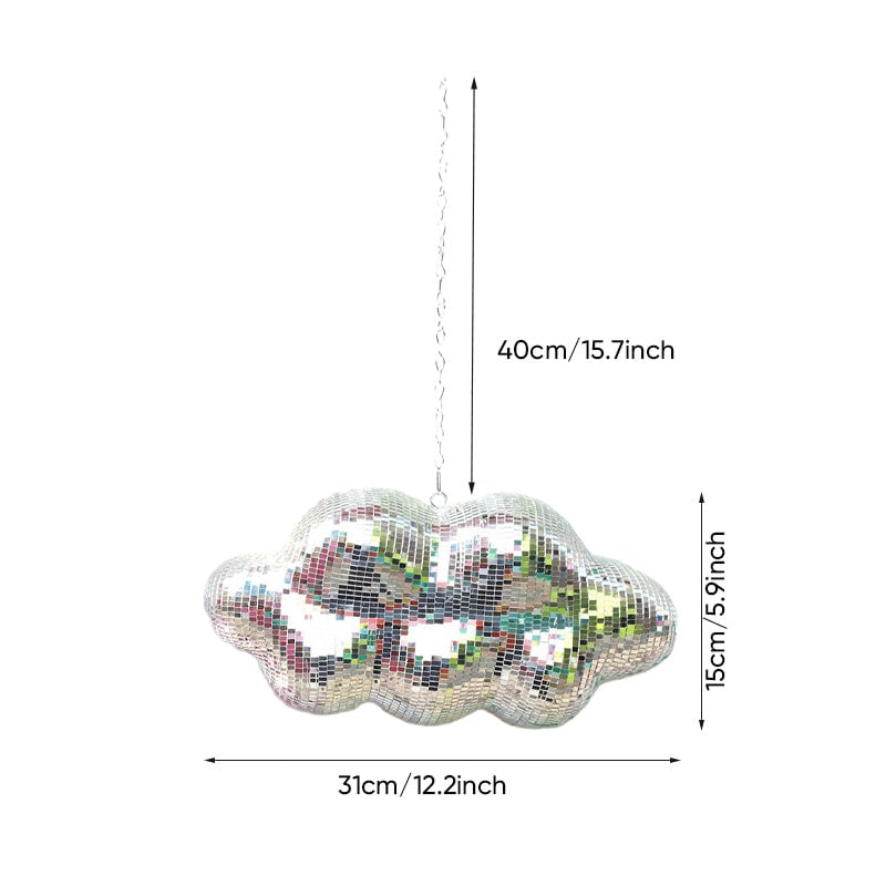Hängendes Disco-Wolken-Ornament