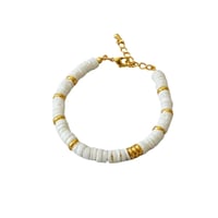 Frisbee Natural Beaded Necklace
