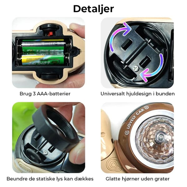 Lysende sneglelegetøj