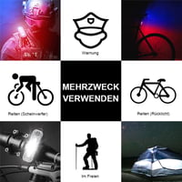Fahrrad-Warnrückleuchten