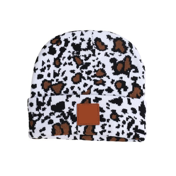 Unisex Cow Print Watch Cap