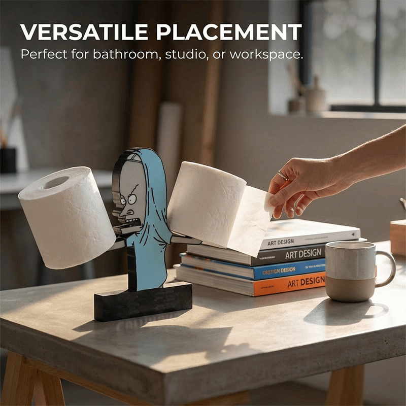 Cartoon Style Toilet Paper Holder