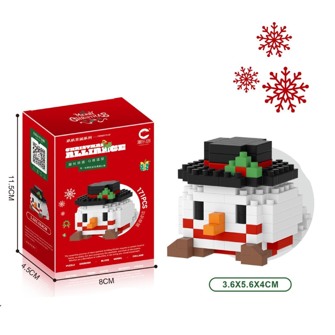 Cartoon Doll Building Block Set – Micro-Particle Assembly Toys for Kids