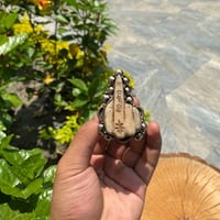 Funny Finger carved on Buffalo bone