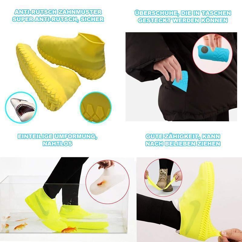 💥Unisex Wasserdichte Silikon Überschuhe💫