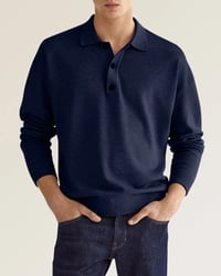 Långärmad skjorta med Knäppning