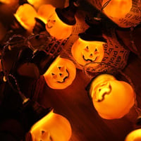 Halloween Pumpa Strängljus med Häxmössor