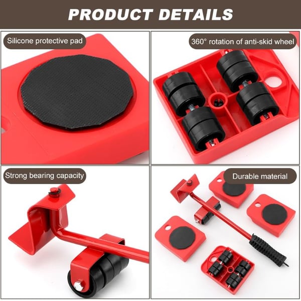 Furniture lifting tool set