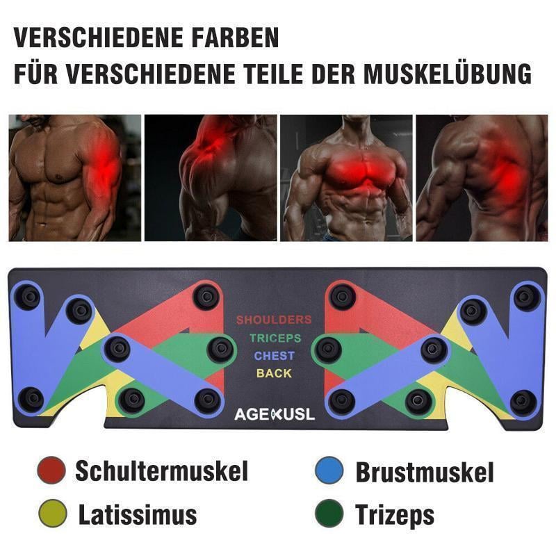 9-in-1 Push-Up-Board Gymnastik Übung Liegestütze