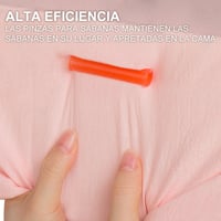 Conjunto de clip antideslizante invisible