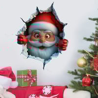 Santa Claus Wall Sticker Set