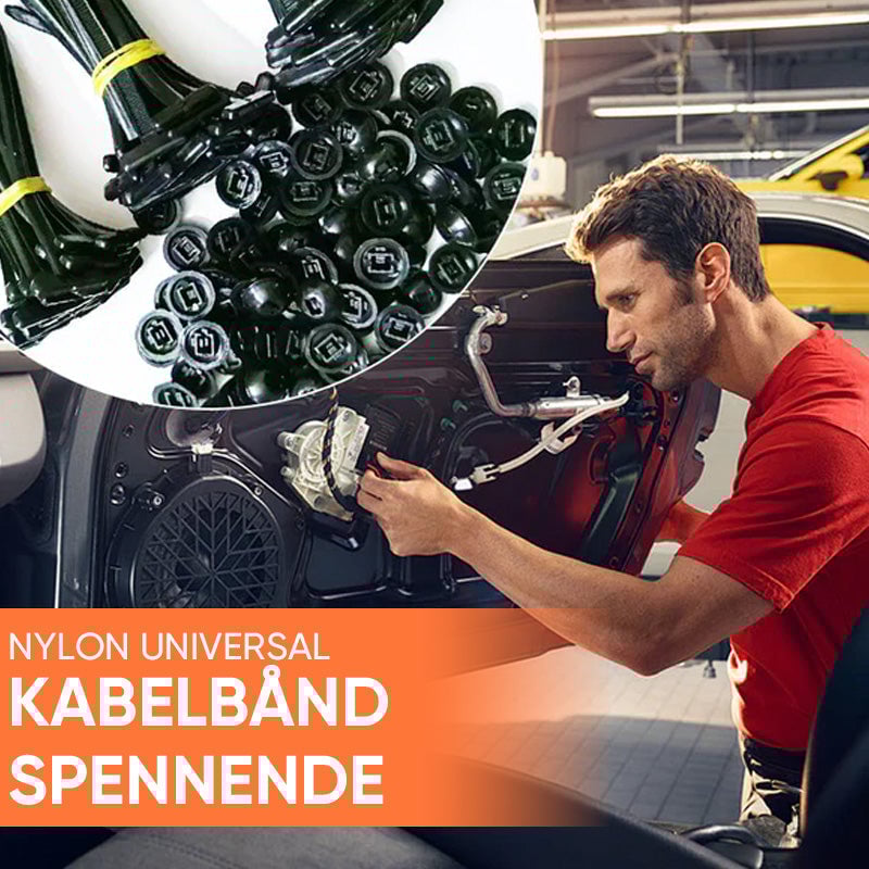 Nylon Universell kabelbåndspenne