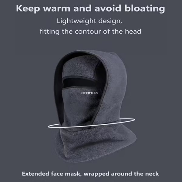 Outdoor Winter Warm Hat Neckband Integrated Cycling Mask