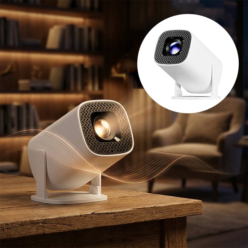 Sakerplus® Smart Rotatable Portable Mini Projector